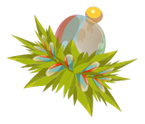 Fleur de Blop Multicolore Royal