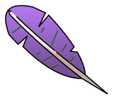 Plume de Piou Violet