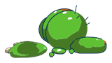 Peau Larve Verte