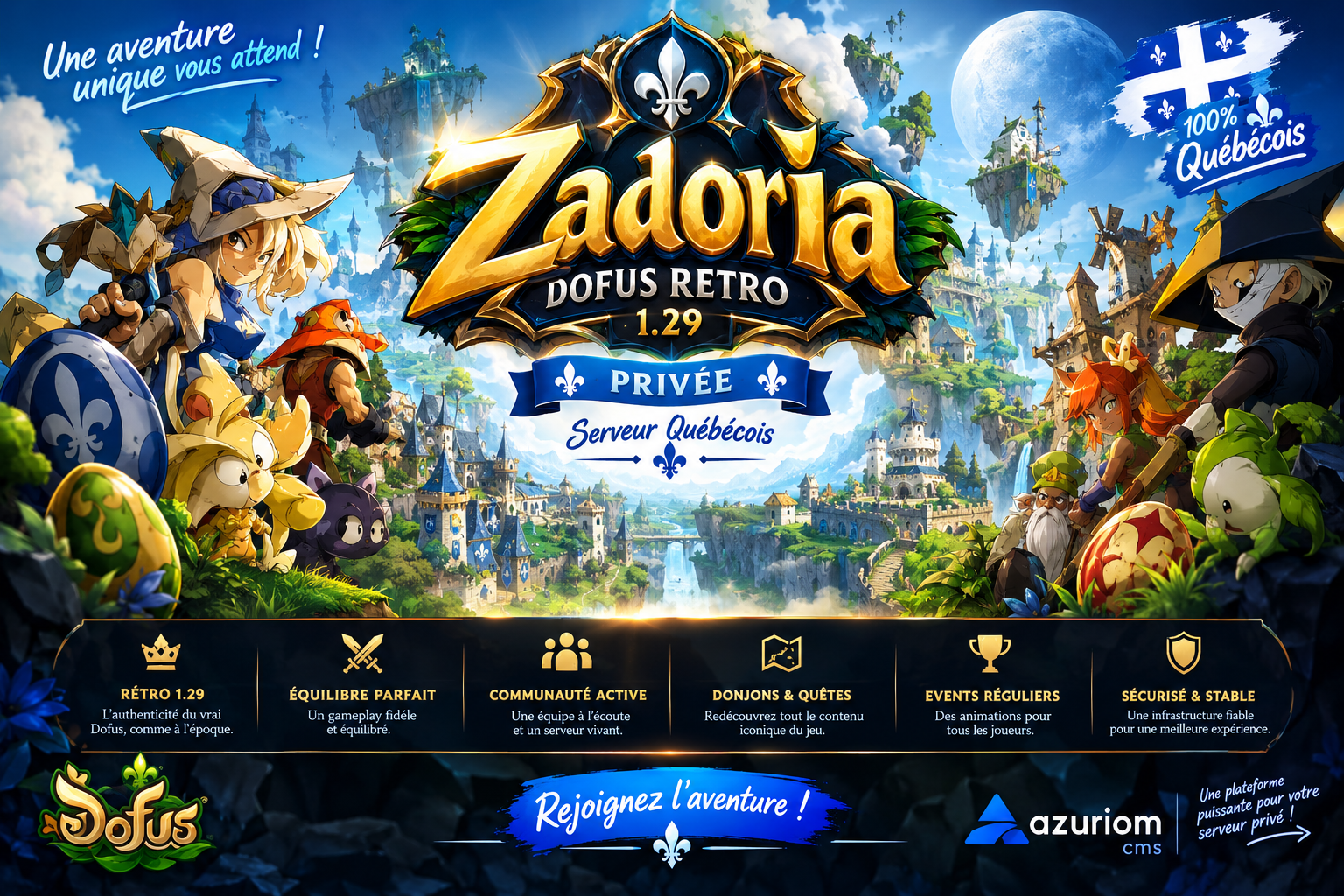 Ouveture Du serveur Zadoria BETA 0.0.1